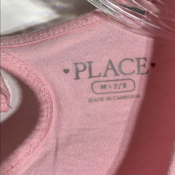 Children’s place dress to impress long sleeve T-shirt medium pink - Picture 3 of 5